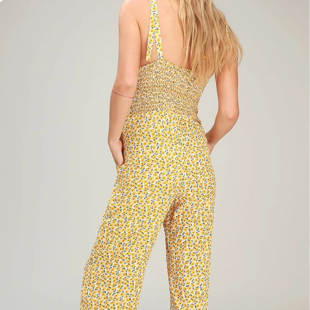 Faithfull the Brand Frankie Jumpsuit in Marguerite Floral Size 2